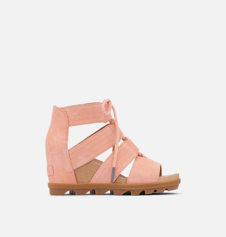 Sorel Joanie™ II Lace Wedge - Womens Sandals Pink - 163087OJV